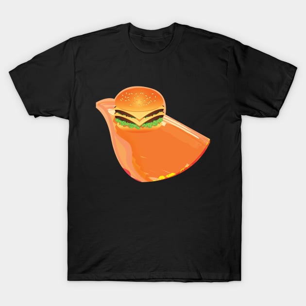 hamburger T-Shirt by Salma Ismail